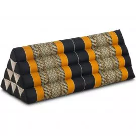 Triangle Cushion XXL-Width, black / orange
