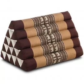Triangle Cushion XXL-Height, brown elephants