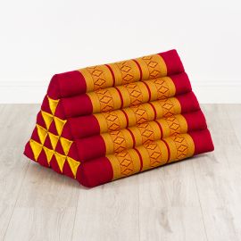 Triangle Cushion XXL-Height, red / yellow