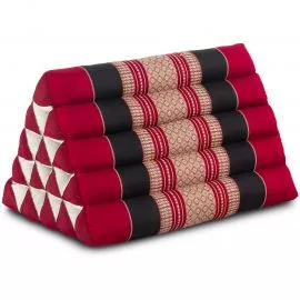 Triangle Cushion XXL-Height, red / black