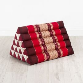 Triangle Cushion XXL-Height, ruby-red