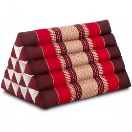Triangle Cushion XXL-Height, ruby-red