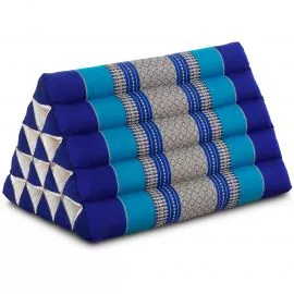 Triangle Cushion XXL-Height, blue