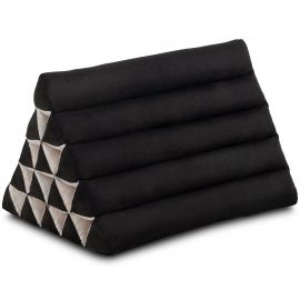 Triangle Cushion XXL-Height, monochrome, black