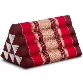 Triangle Cushion, ruby-red