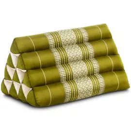 Triangle Cushion, green