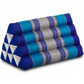 Triangle Cushion, blue