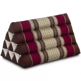 Triangle Cushion, bordeaux