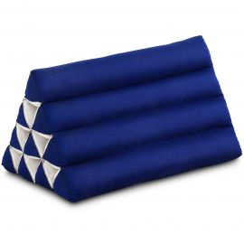 Triangle Cushion, monochrome, blue