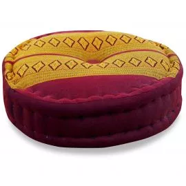 Zafu Pillow, red / yellow