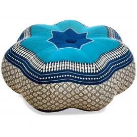 Zafu Cushion, great star, blue