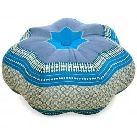 Zafu Cushion, great star, light blue