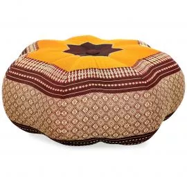 Zafu Cushion, great star, orange