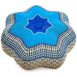 Zafu Cushion, little star, blue