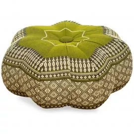 Zafu Cushion, little star, green