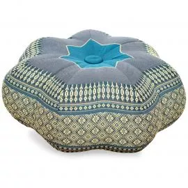 Zafu Cushion, little star, light blue