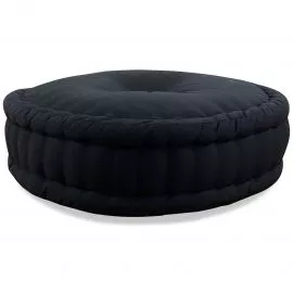 Zafu Pillow, monochrome, black